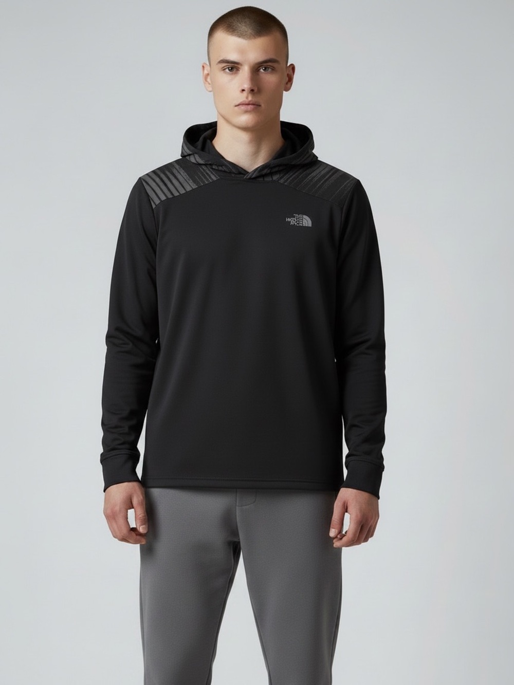 The North Face Men’s Black Performance Technical Layer Hoodie Size Medium